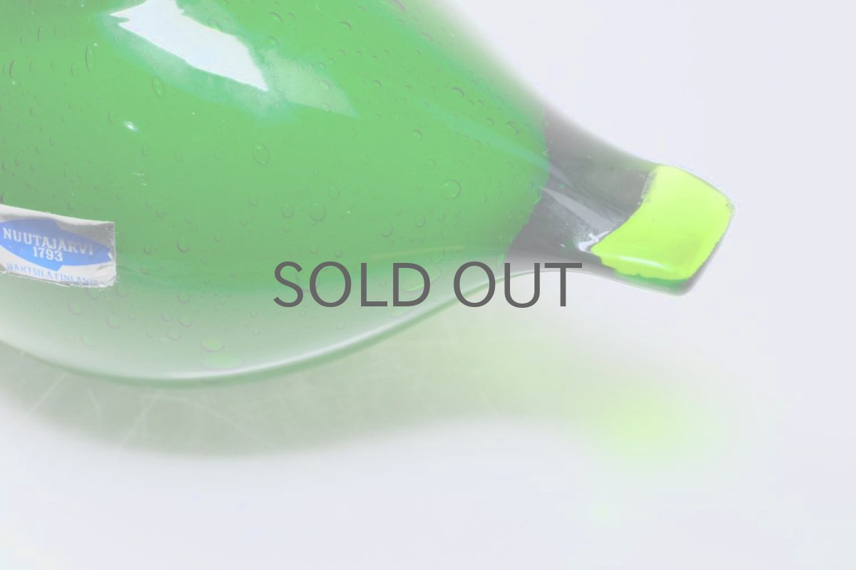 画像8: 北欧アートガラス/NUUTAJARVI/ヌータヤルヴィバード/Oiva Toikka/オイバトイッカ/スペシャルバード/企業バード/Kerto/Lintu Vihrea/グリーンバード (8)