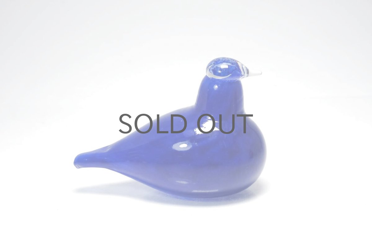 画像5: 北欧アートガラス/ビンテージガラス/Oiva Toikka/オイバ・トイッカ/Birds/バード/ little turn/リトルターン/コバルトブルー (5)