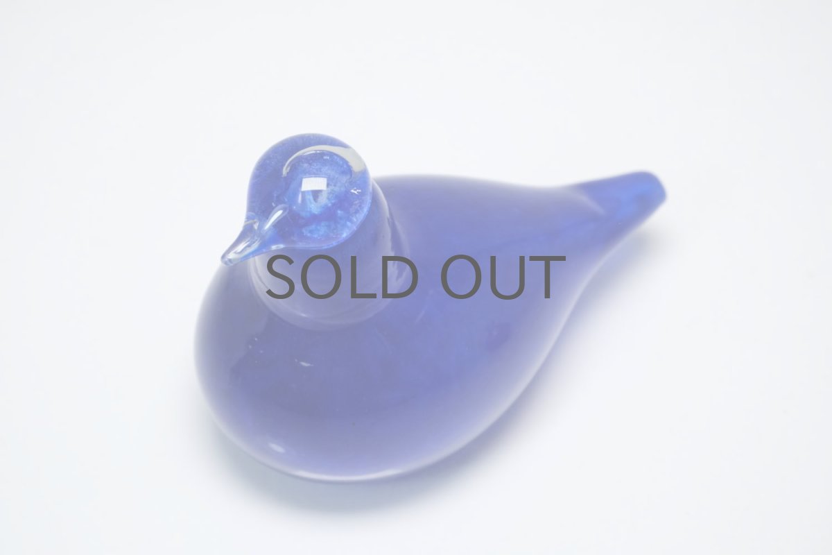 画像4: 北欧アートガラス/ビンテージガラス/Oiva Toikka/オイバ・トイッカ/Birds/バード/ little turn/リトルターン/コバルトブルー (4)