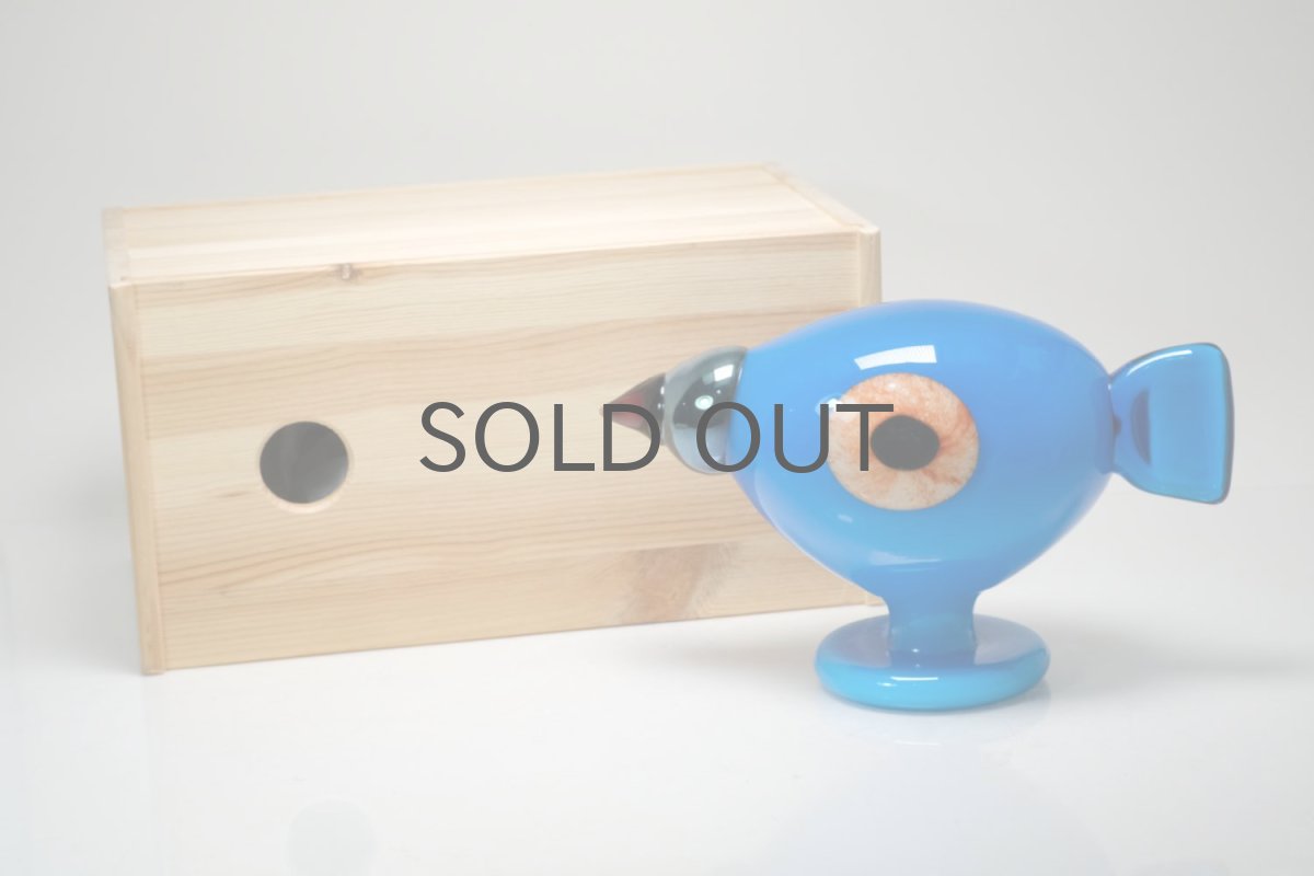 画像2: 北欧アートガラス/ビンテージガラス/Oiva Toikka/オイバ・トイッカ/iittala/イッタラ/Birds/バード/Turkey Fowl/2005年/ターキー/オリジナル木製巣箱付き (2)