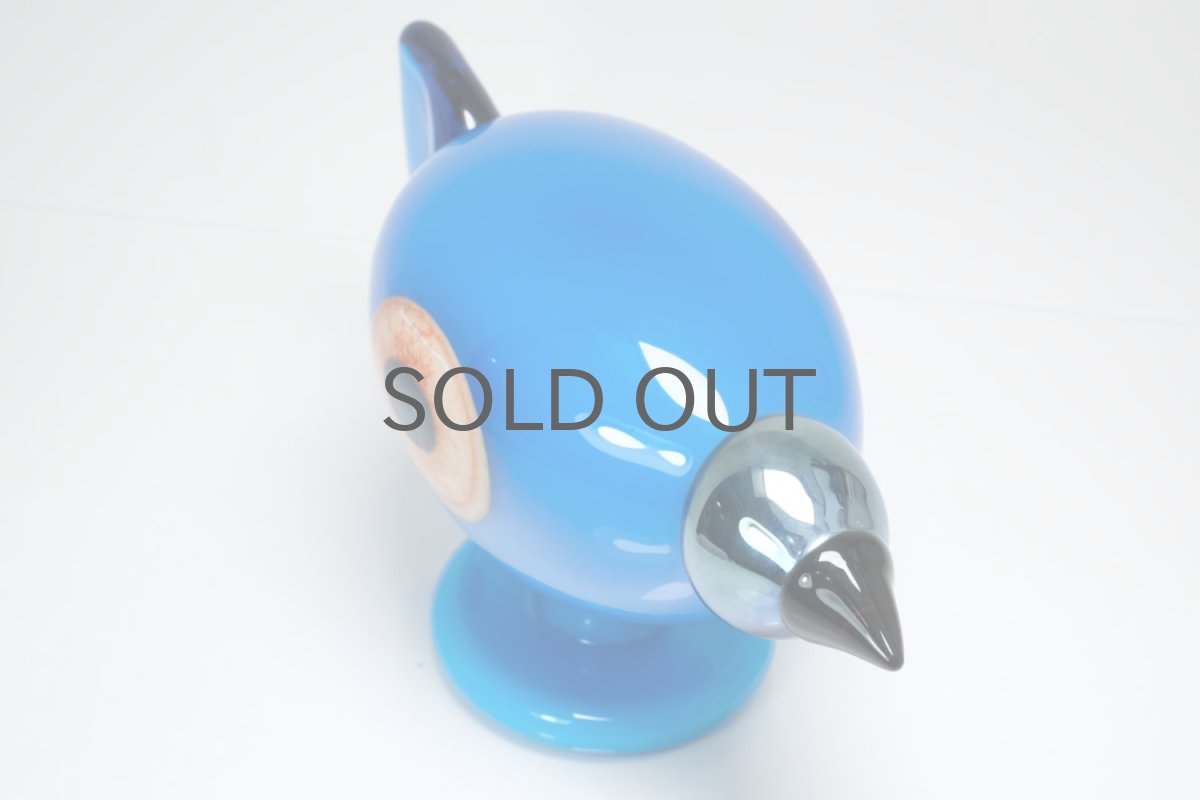 画像9: 北欧アートガラス/ビンテージガラス/Oiva Toikka/オイバ・トイッカ/iittala/イッタラ/Birds/バード/Turkey Fowl/2005年/ターキー/オリジナル木製巣箱付き (9)