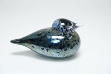 画像3: 北欧アートガラス/iittala/イッタラバード/Oiva Toikka/オイバトイッカ/Small GoldCrest/2004/スモールゴールドクレスト/キャメル&ブラック ラスター斑点/No.1 (3)