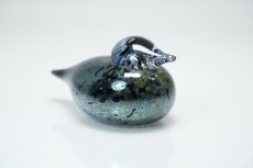 画像5: 北欧アートガラス/iittala/イッタラバード/Oiva Toikka/オイバトイッカ/Small GoldCrest/2004/スモールゴールドクレスト/キャメル&ブラック ラスター斑点/No.1 (5)