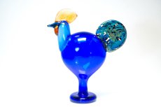 画像1: 北欧アートガラス/ビンテージガラス/Oiva Toikka/オイバ・トイッカ/iittala/イッタラ/Birds/バード/Juhlkukko/Rooster/ユフラクッコ/ルースター (1)