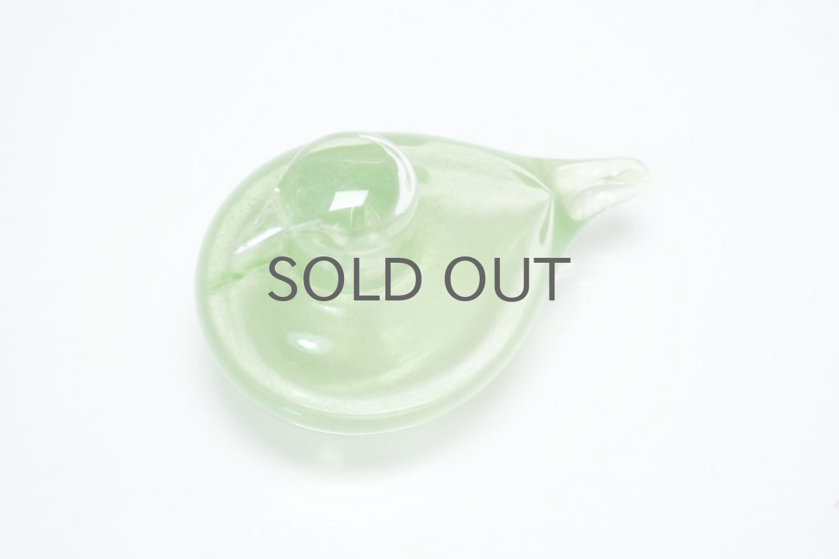 画像3: 北欧アートガラス/iittala/イッタラバード/Oiva Toikka/オイバトイッカ/Golden-Crested Kinglet/ライムグリーン (3)