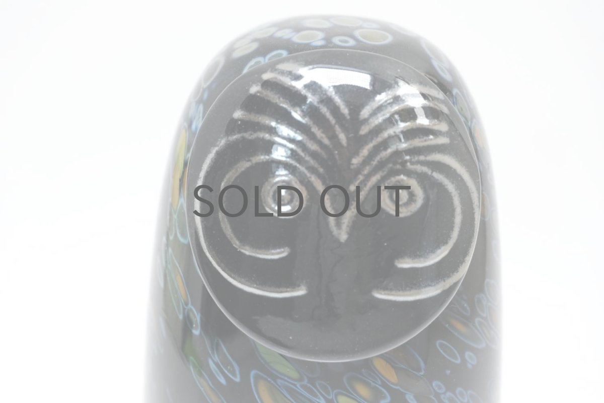 画像2: 北欧アートガラス/ビンテージガラス/Oiva Toikka/オイバ・トイッカ/iittala/イッタラ/Birds/バード/2012/Sooty Owl/フクロウ (2)