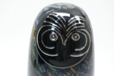 画像2: 北欧アートガラス/ビンテージガラス/Oiva Toikka/オイバ・トイッカ/iittala/イッタラ/Birds/バード/2012/Sooty Owl/フクロウ (2)