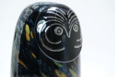 画像6: 北欧アートガラス/ビンテージガラス/Oiva Toikka/オイバ・トイッカ/iittala/イッタラ/Birds/バード/2012/Sooty Owl/フクロウ (6)