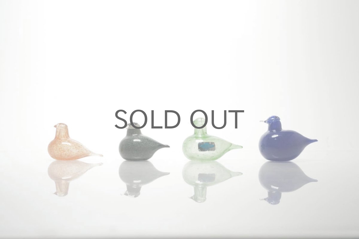 画像8: 北欧アートガラス/iittala/イッタラバード/Oiva Toikka/オイバトイッカ/Golden-Crested Kinglet/ブルー (8)