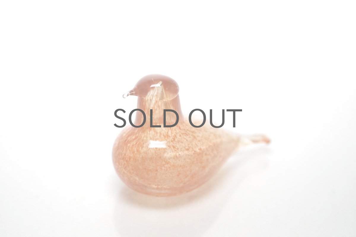 画像4: 北欧アートガラス/iittala/イッタラバード/Oiva Toikka/オイバトイッカ/Golden-Crested Kinglet/オレンジ (4)