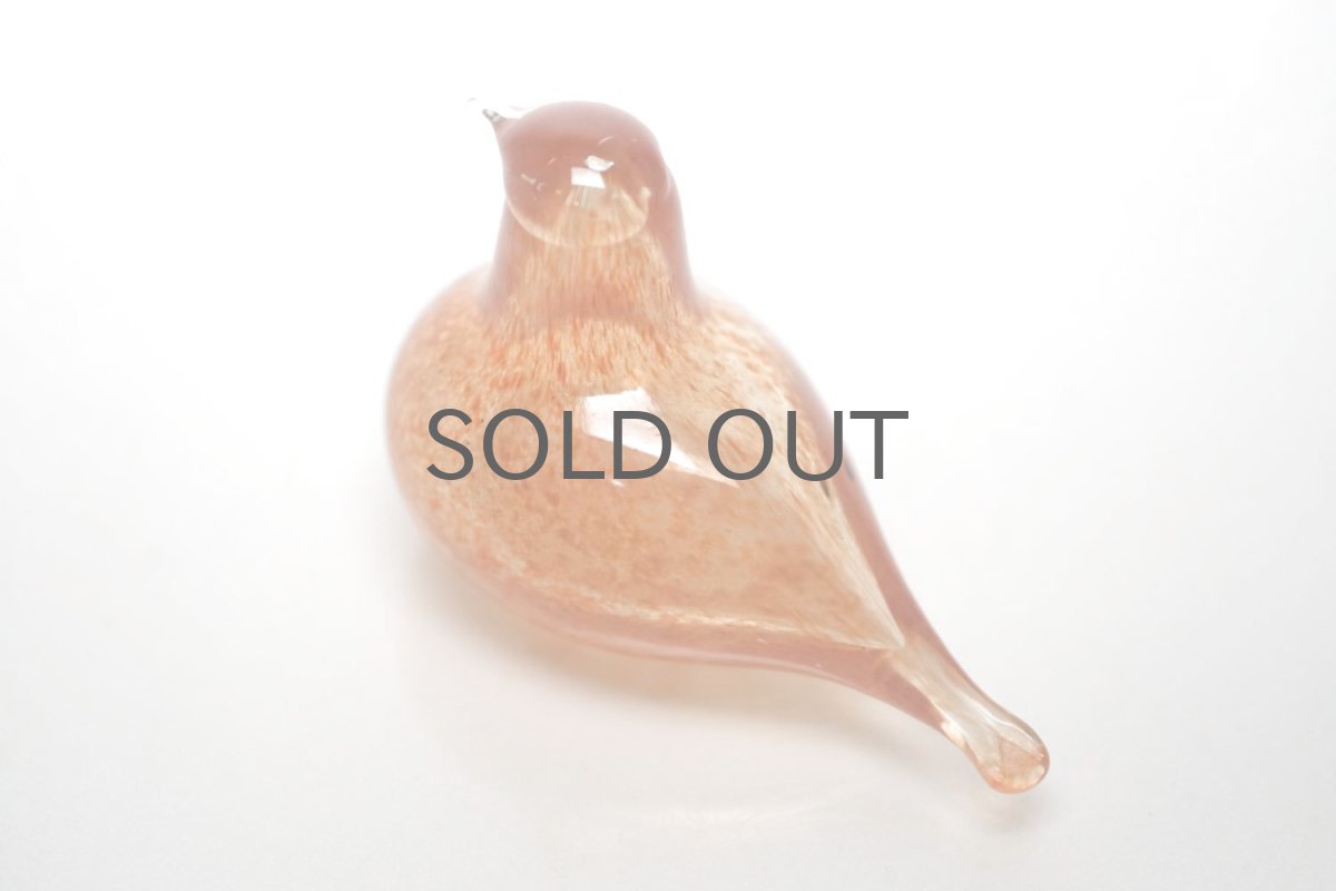 画像5: 北欧アートガラス/iittala/イッタラバード/Oiva Toikka/オイバトイッカ/Golden-Crested Kinglet/オレンジ (5)