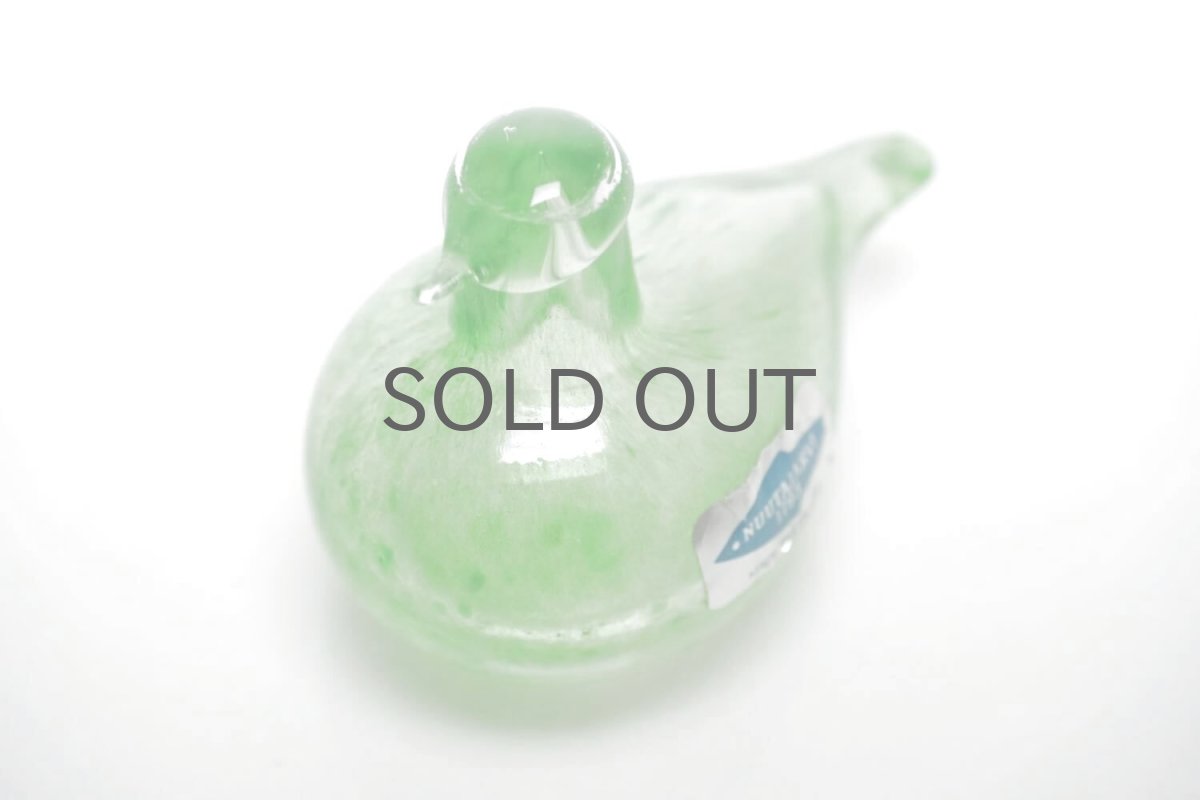 画像7: 北欧アートガラス/iittala/イッタラバード/Oiva Toikka/オイバトイッカ/Golden-Crested Kinglet/ライムグリーン (7)