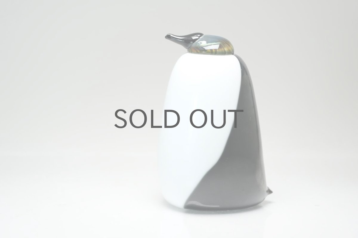 画像1: 北欧アートガラス/iittala/イッタラバード/Oiva Toikka/オイバトイッカ/Penguin/ペンギン/2006/オランダ限定 (1)
