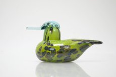 画像8: 北欧アートガラス/ビンテージガラス/Oiva Toikka/オイバ・トイッカ/iittala/イッタラ/Birds/バード/2004年/Baby Common Tealベィビーコガモ (8)