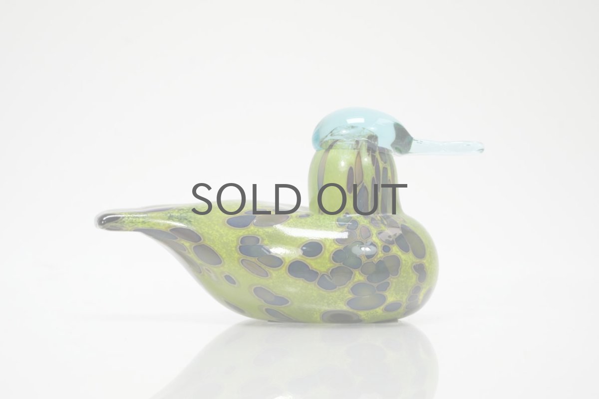 画像5: 北欧アートガラス/ビンテージガラス/Oiva Toikka/オイバ・トイッカ/iittala/イッタラ/Birds/バード/2004年/Baby Common Tealベィビーコガモ (5)