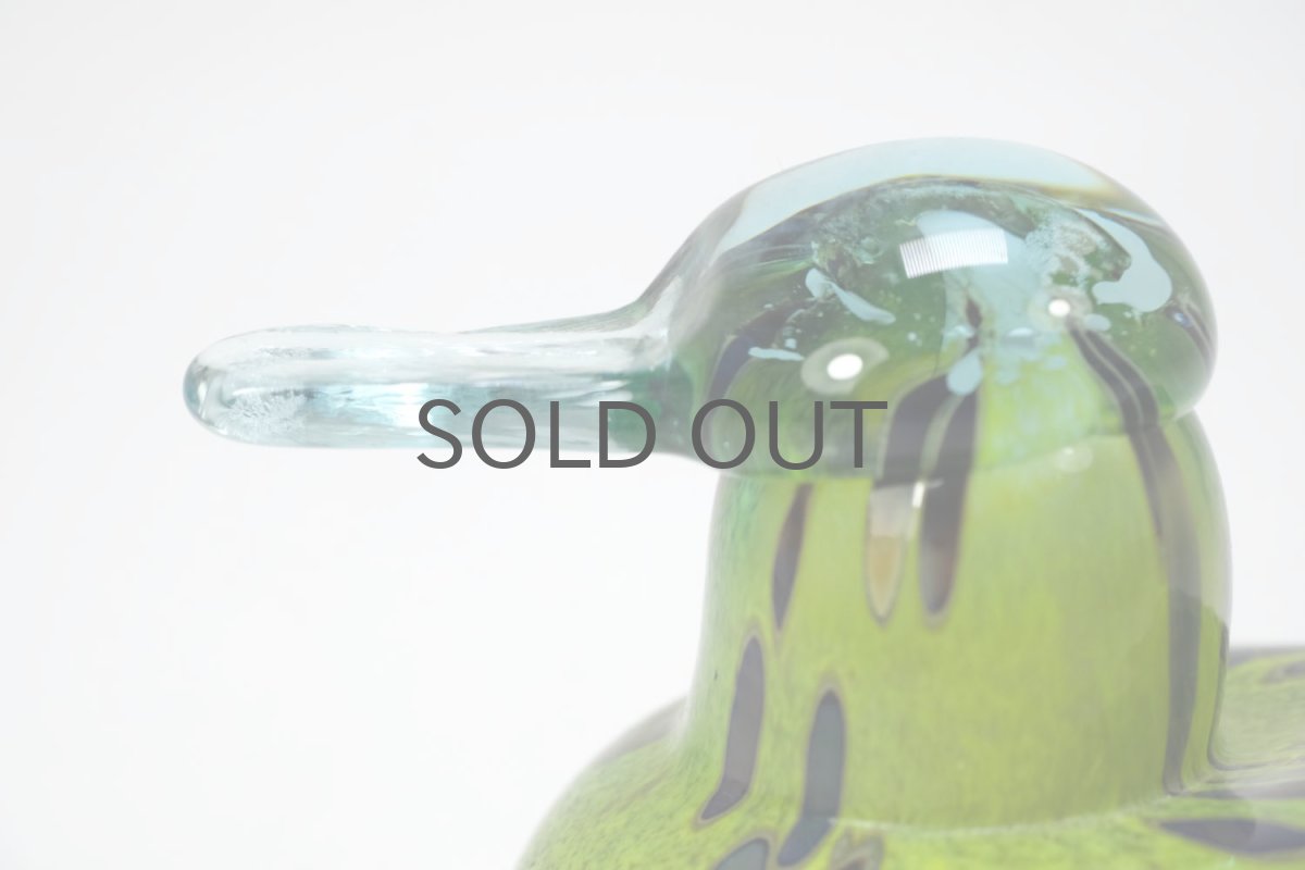 画像2: 北欧アートガラス/ビンテージガラス/Oiva Toikka/オイバ・トイッカ/iittala/イッタラ/Birds/バード/2004年/Baby Common Tealベィビーコガモ (2)