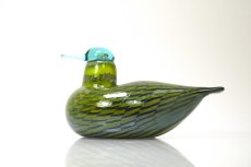 画像6: 北欧アートガラス/ビンテージガラス/Oiva Toikka/オイバ・トイッカ/iittala/イッタラ/Birds/バード/1999年/CommonTeal Female/お母さんコガモ (6)