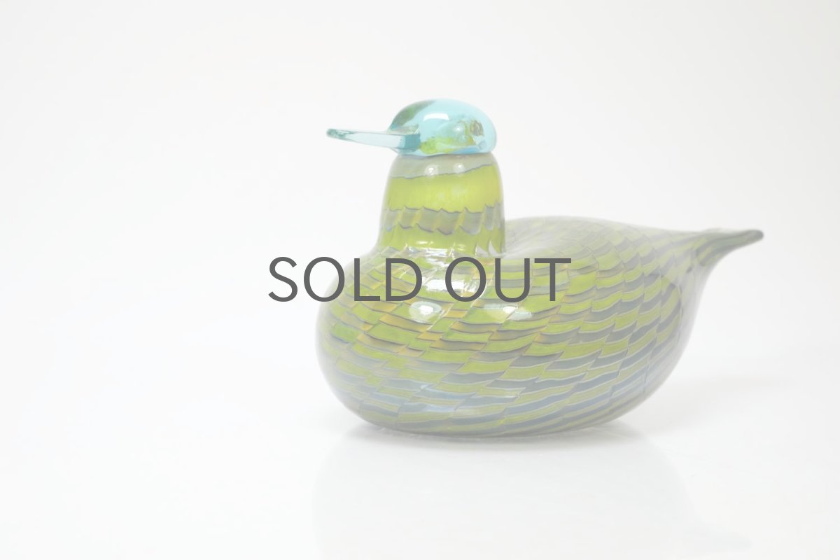 画像9: 北欧アートガラス/ビンテージガラス/Oiva Toikka/オイバ・トイッカ/iittala/イッタラ/Birds/バード/1999年/CommonTeal Female/お母さんコガモ (9)