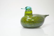 画像9: 北欧アートガラス/ビンテージガラス/Oiva Toikka/オイバ・トイッカ/iittala/イッタラ/Birds/バード/1999年/CommonTeal Female/お母さんコガモ (9)