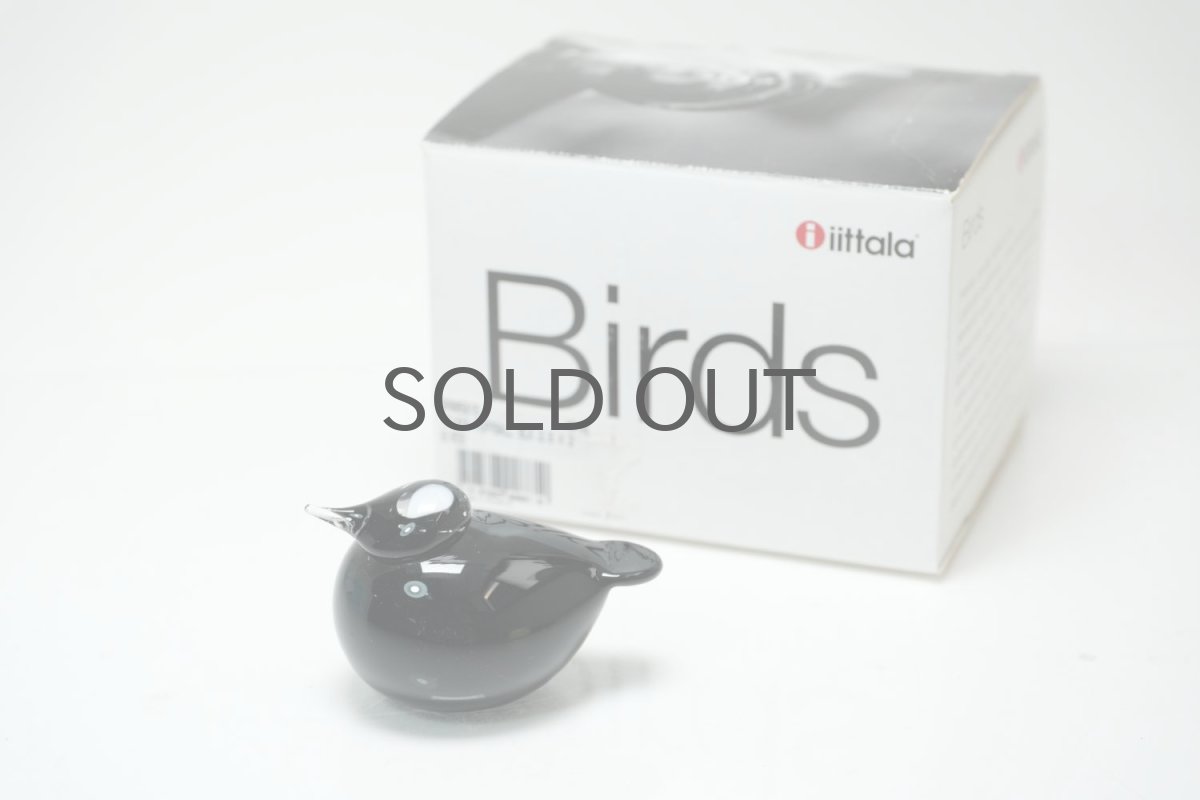 画像9: 北欧アートガラス/ビンテージガラス/Oiva Toikka/オイバ・トイッカ/Nuutajarvi/ヌータヤルヴィ/Puffball/パフボール/ブラック (9)