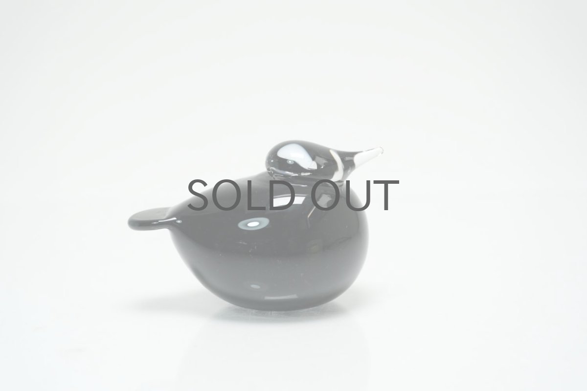 画像3: 北欧アートガラス/ビンテージガラス/Oiva Toikka/オイバ・トイッカ/Nuutajarvi/ヌータヤルヴィ/Puffball/パフボール/ブラック (3)