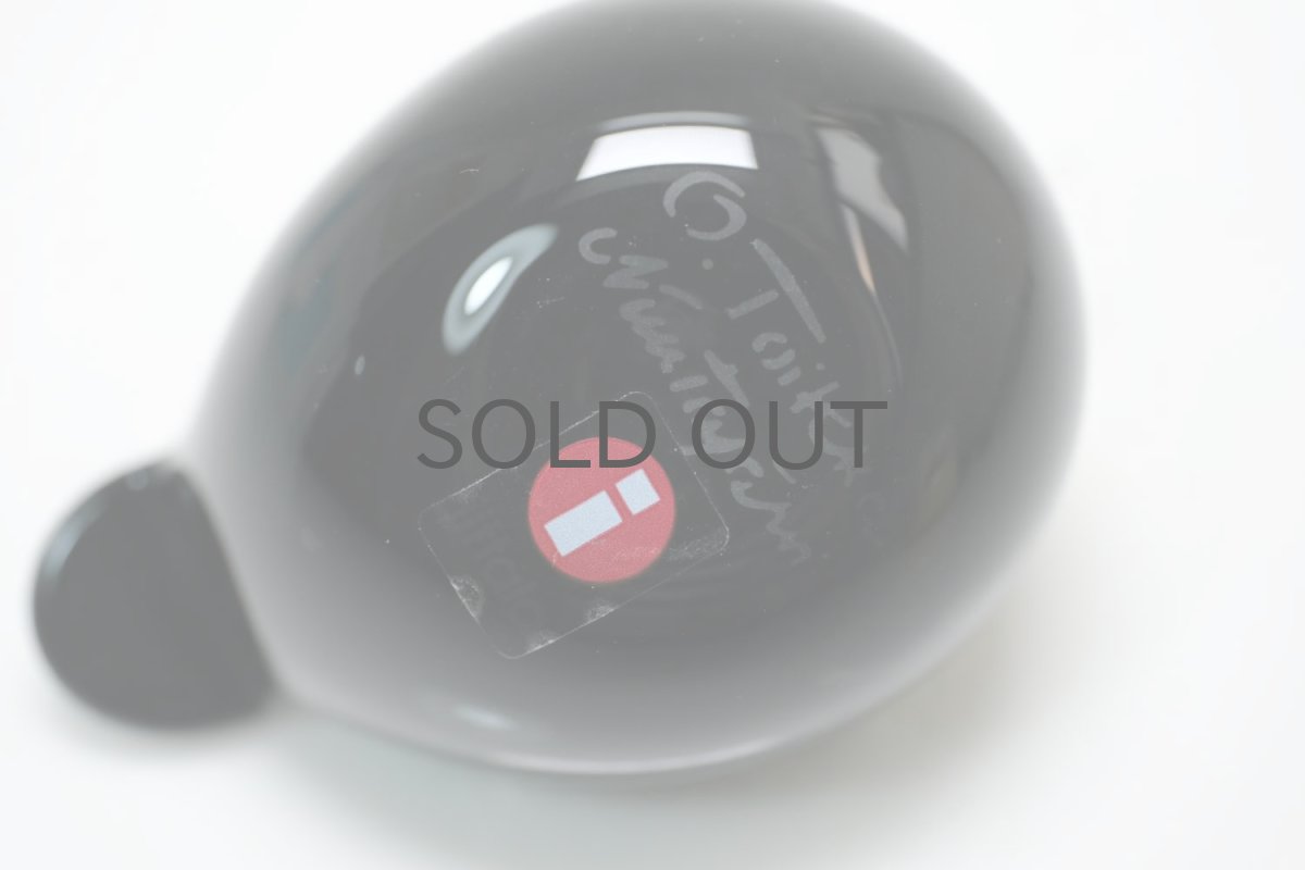 画像7: 北欧アートガラス/ビンテージガラス/Oiva Toikka/オイバ・トイッカ/Nuutajarvi/ヌータヤルヴィ/Puffball/パフボール/ブラック (7)