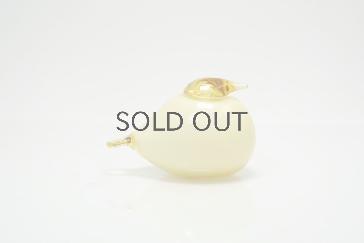 画像3: 北欧アートガラス/ビンテージガラス/Oiva Toikka/オイバ・トイッカ/Nuutajarvi/ヌータヤルヴィ/Puffball/パフボール/イエロー  (3)