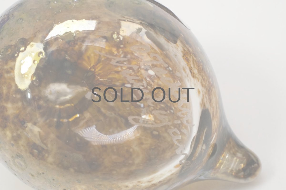 画像8: 北欧アートガラス/iittala/イッタラバード/Oiva Toikka/オイバトイッカ/Golden-Crested Kinglet/半透明ラスタ (8)