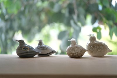 画像1: 北欧アートガラス/ビンテージガラス/Oiva Toikka/オイバ・トイッカ/iittala/イッタラ/Birds/バード/Kivitasku/Wheater/No.2