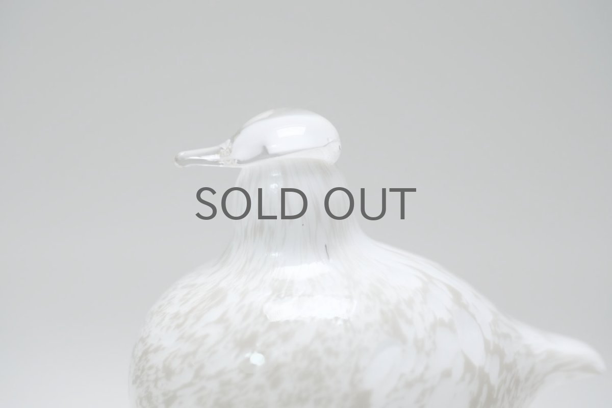 画像2: 北欧アートガラス/ビンテージガラス/Oiva Toikka/オイバ・トイッカ/イッタラ/Birds/バード/Kiiruna/Ptarmigan/雷鳥/No.1 (2)