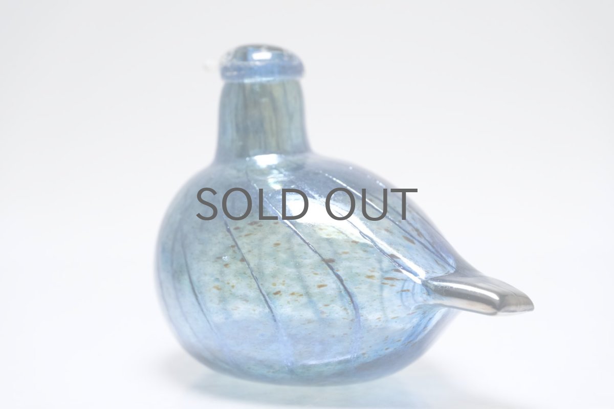 画像3: 北欧アートガラス/ビンテージガラス/Oiva Toikka/オイバ・トイッカ/iittala/イッタラ/Birds/バード/ラスターブルー (3)