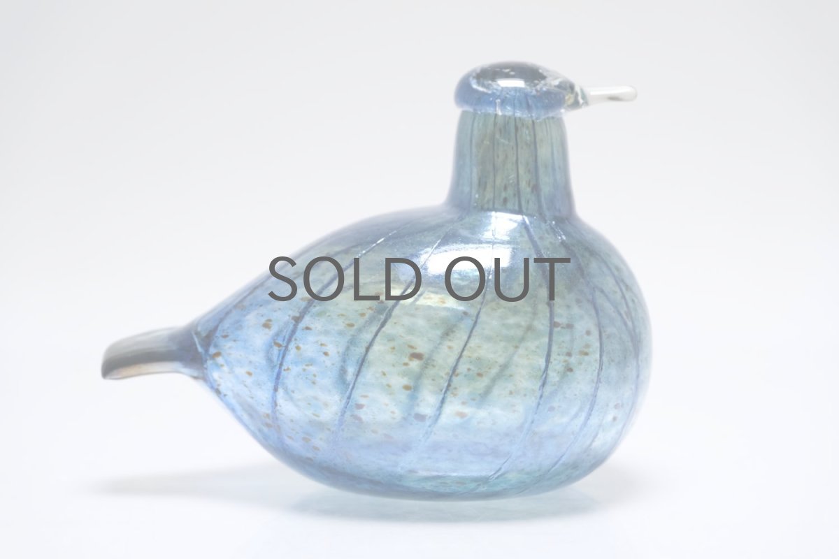 画像4: 北欧アートガラス/ビンテージガラス/Oiva Toikka/オイバ・トイッカ/iittala/イッタラ/Birds/バード/ラスターブルー (4)
