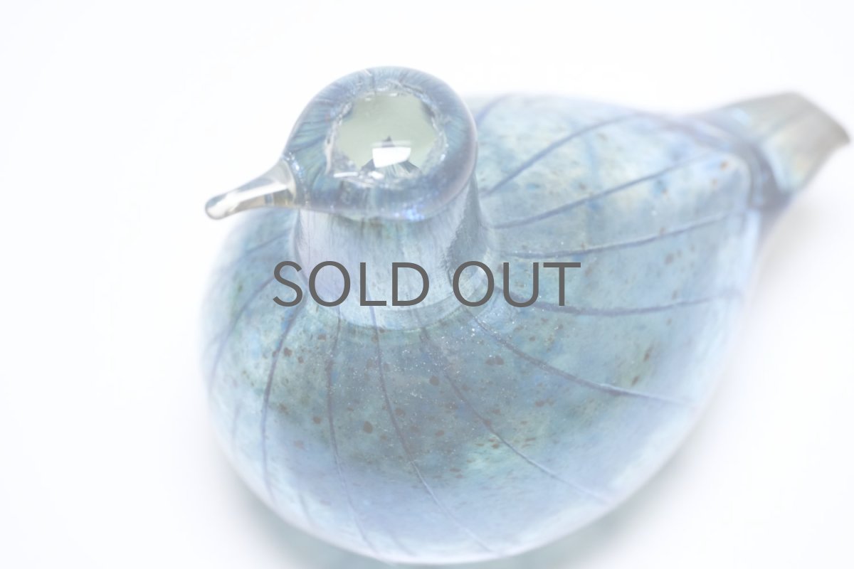 画像5: 北欧アートガラス/ビンテージガラス/Oiva Toikka/オイバ・トイッカ/iittala/イッタラ/Birds/バード/ラスターブルー (5)
