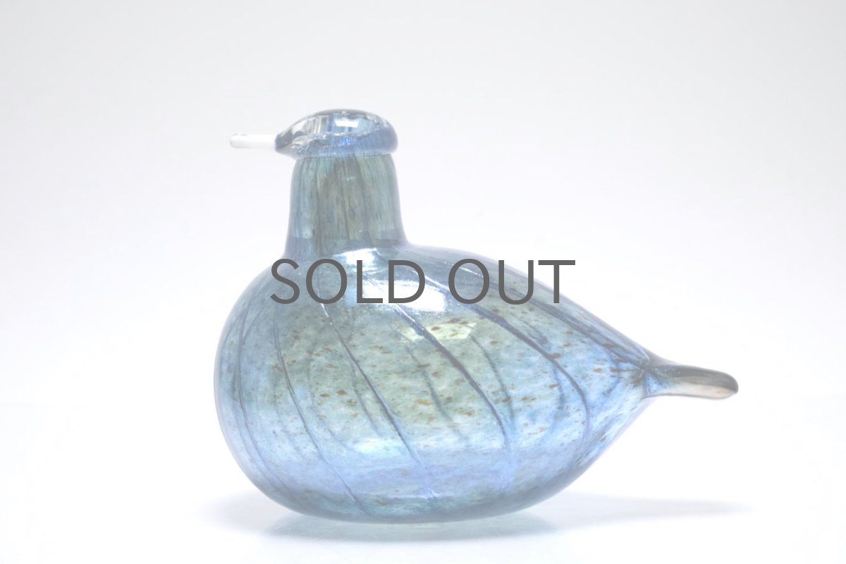 画像1: 北欧アートガラス/ビンテージガラス/Oiva Toikka/オイバ・トイッカ/iittala/イッタラ/Birds/バード/ラスターブルー (1)