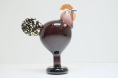 画像5: 北欧アートガラス/ビンテージガラス/Oiva Toikka/オイバ・トイッカ/Nuutajarvi/ヌータヤルヴィ/iittala/イッタラ/Birds/バード/Kukko/Rooster/ルースター/1998年 (5)