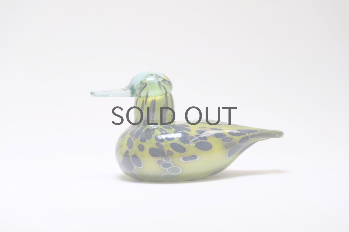 画像1: 北欧アートガラス/ビンテージガラス/Oiva Toikka/オイバ・トイッカ/iittala/イッタラ/Birds/バード/2004年/Baby Common Tealベィビーコガモ (1)