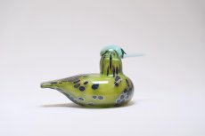 画像4: 北欧アートガラス/ビンテージガラス/Oiva Toikka/オイバ・トイッカ/iittala/イッタラ/Birds/バード/2004年/Baby Common Tealベィビーコガモ (4)