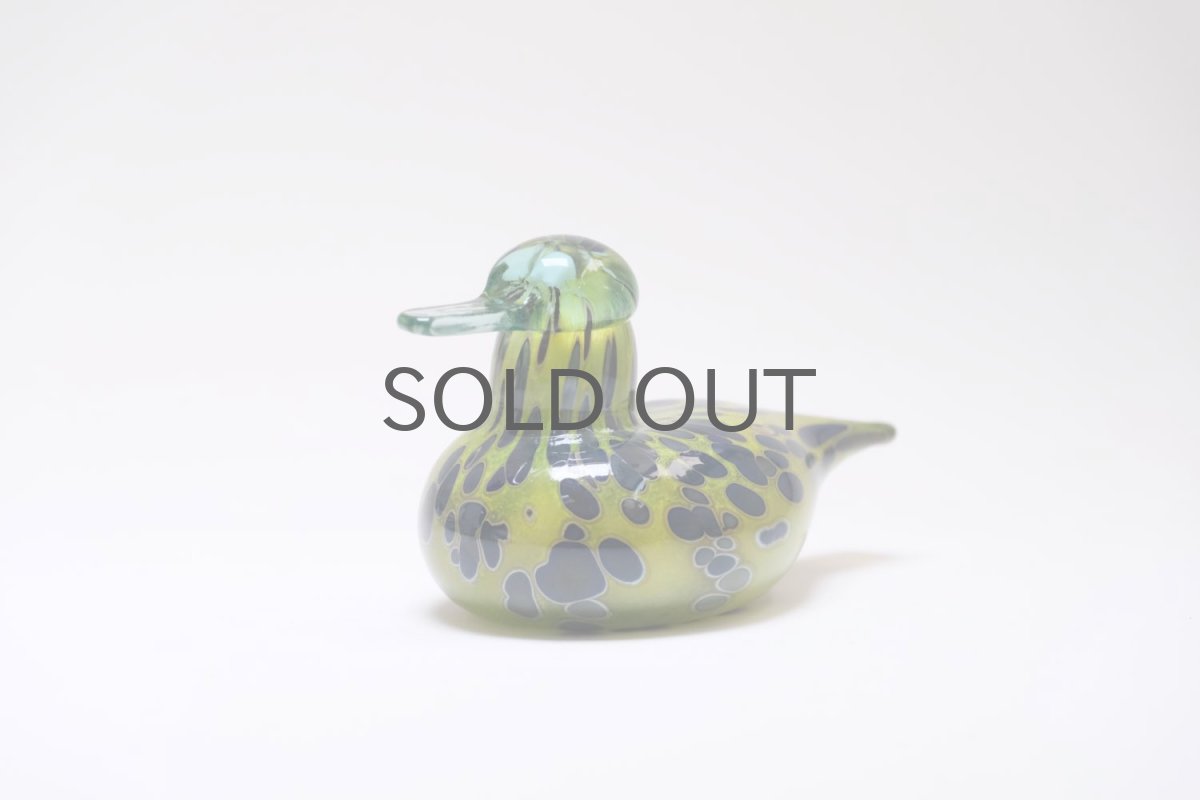 画像2: 北欧アートガラス/ビンテージガラス/Oiva Toikka/オイバ・トイッカ/iittala/イッタラ/Birds/バード/2004年/Baby Common Tealベィビーコガモ (2)
