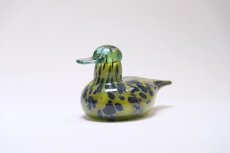 画像2: 北欧アートガラス/ビンテージガラス/Oiva Toikka/オイバ・トイッカ/iittala/イッタラ/Birds/バード/2004年/Baby Common Tealベィビーコガモ (2)