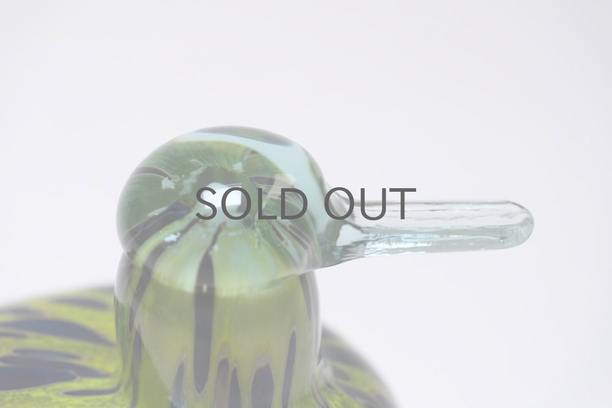 画像5: 北欧アートガラス/ビンテージガラス/Oiva Toikka/オイバ・トイッカ/iittala/イッタラ/Birds/バード/2004年/Baby Common Tealベィビーコガモ (5)