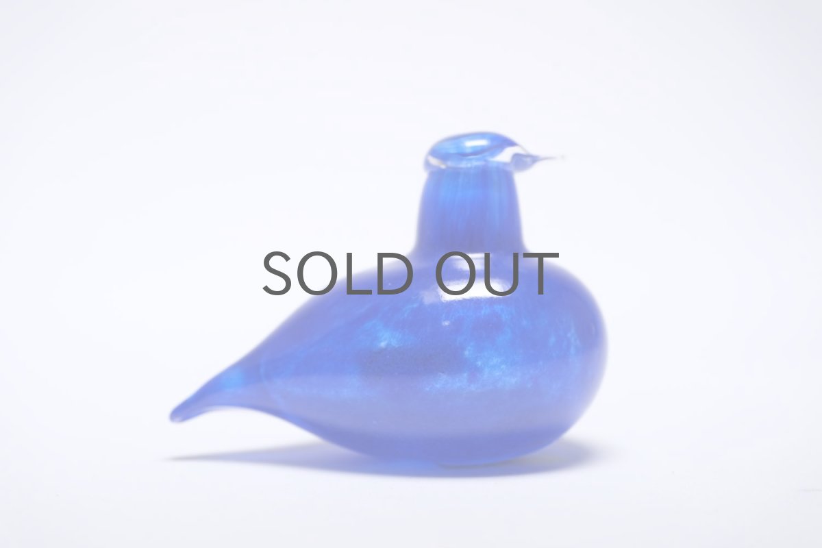 画像3: 北欧アートガラス/iittala/イッタラバード/Oiva Toikka/オイバトイッカ/Golden-Crested Kinglet/NRL企バード/ブルー (3)