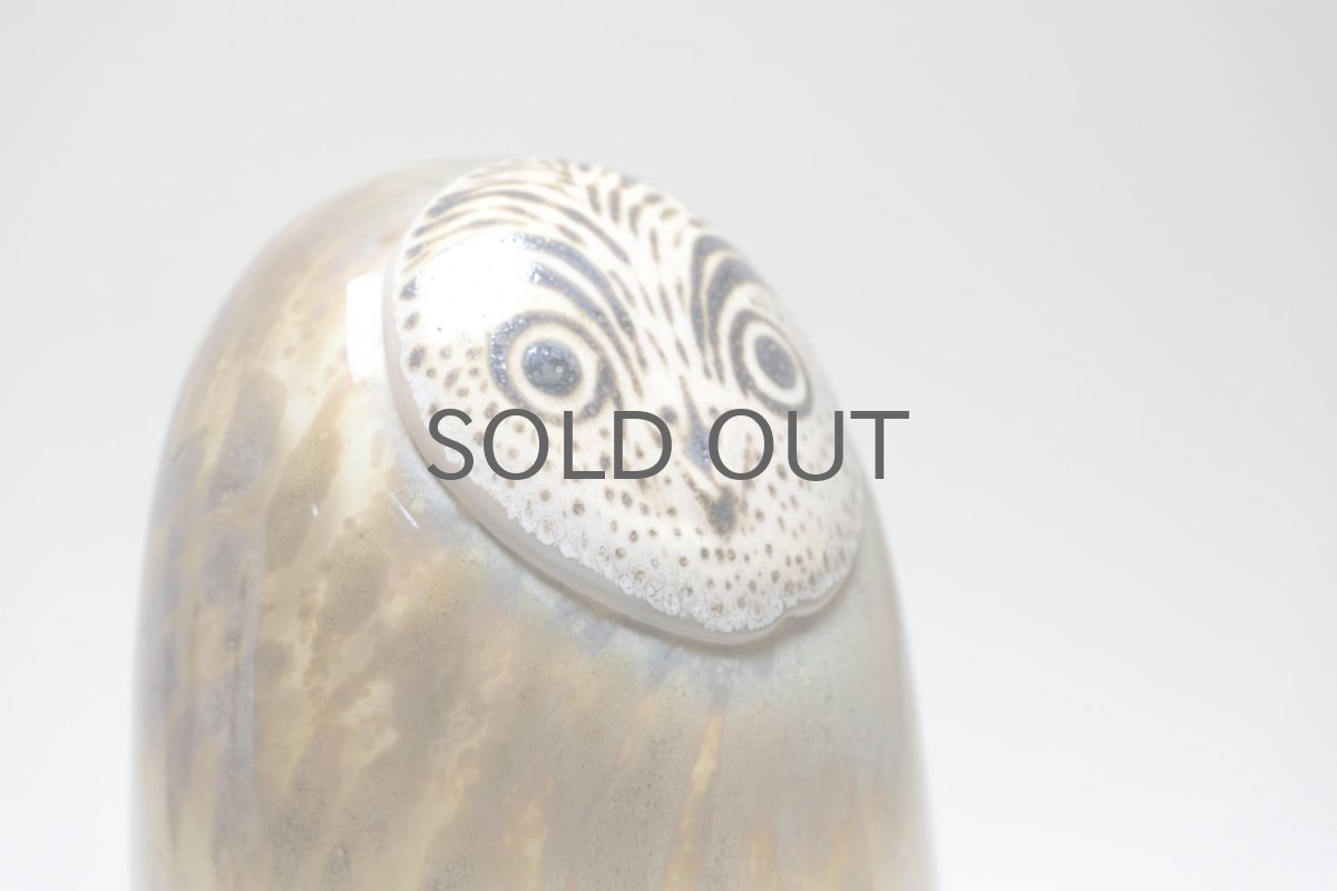 画像3: 北欧アートガラス/ビンテージガラス/Oiva Toikka/オイバ・トイッカ/イッタラ/Birds/バード/Huuhkaja/Eagle owl/イーグルオウル (3)