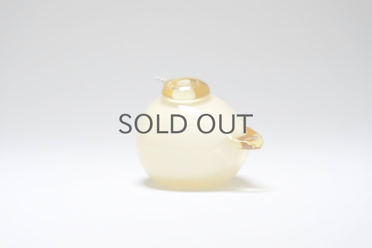 画像3: 北欧アートガラス/NUUTAJARVI /ヌータヤルヴィ/Oiva Toikka/オイバトイッカ/Birds/バード/kuukunen/Puffball/パフボール/イエロー/セカンド (3)