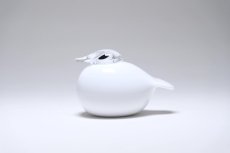 画像1: 北欧アートガラス/ビンテージガラス/Oiva Toikka/オイバ・トイッカ/iittala/イッタラ/Birds/バード/kuukunen/Puffball/パフボール/ホワイト (1)