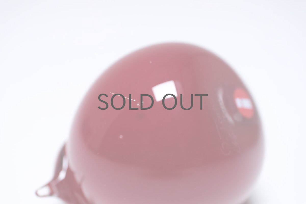 画像5: 北欧アートガラス/ビンテージガラス/Oiva Toikka/オイバ・トイッカ/Nuutajarvi/ヌータヤルヴィ/Birds/バード/kuukunen/Puffball/パフボール/レッド (5)