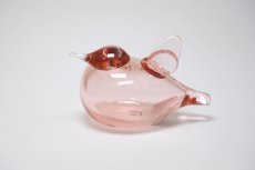 画像1: 北欧アートガラス/ビンテージガラス/Oiva Toikka/オイバトイッカ//iittala/イッタラ/Birds/バード/Baby Birad/サーモンピンク/2021 (1)