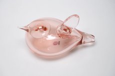 画像3: 北欧アートガラス/ビンテージガラス/Oiva Toikka/オイバトイッカ//iittala/イッタラ/Birds/バード/Baby Birad/サーモンピンク/2021 (3)