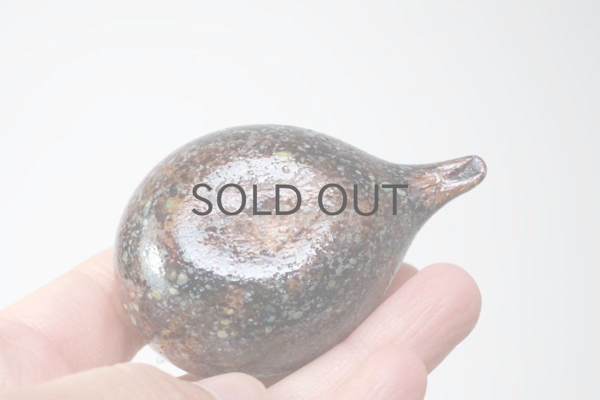 画像6: 北欧アートガラス/iittala/イッタラバード/Oiva Toikka/オイバトイッカ/Hippiainen/ヒッピアイネン/Golden-Crested Kinglet/ダークボディ/No.1 (6)