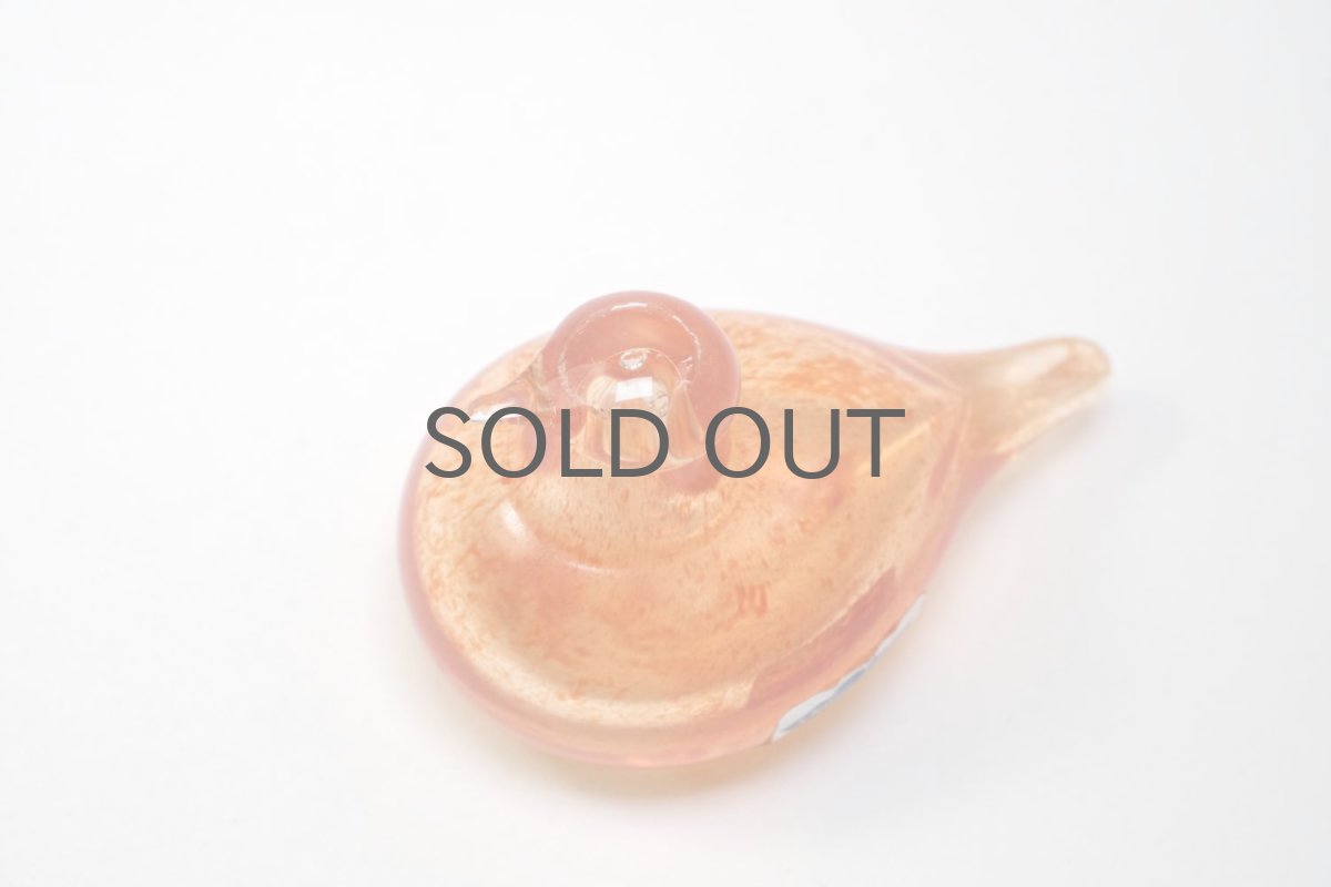 画像3: 北欧アートガラス/iittala/イッタラバード/Oiva Toikka/オイバトイッカ/Hippiainen/ヒッピアイネン/Golden-Crested Kinglet/オレンジ (3)