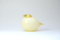画像1: 北欧アートガラス/ビンテージガラス/Oiva Toikka/オイバ・トイッカ/Nuutajarvi/ヌータヤルヴィ/Birds/バード/kuukunen/Puffball/パフボール/イエロー (1)